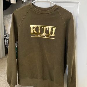Kith green crew neck